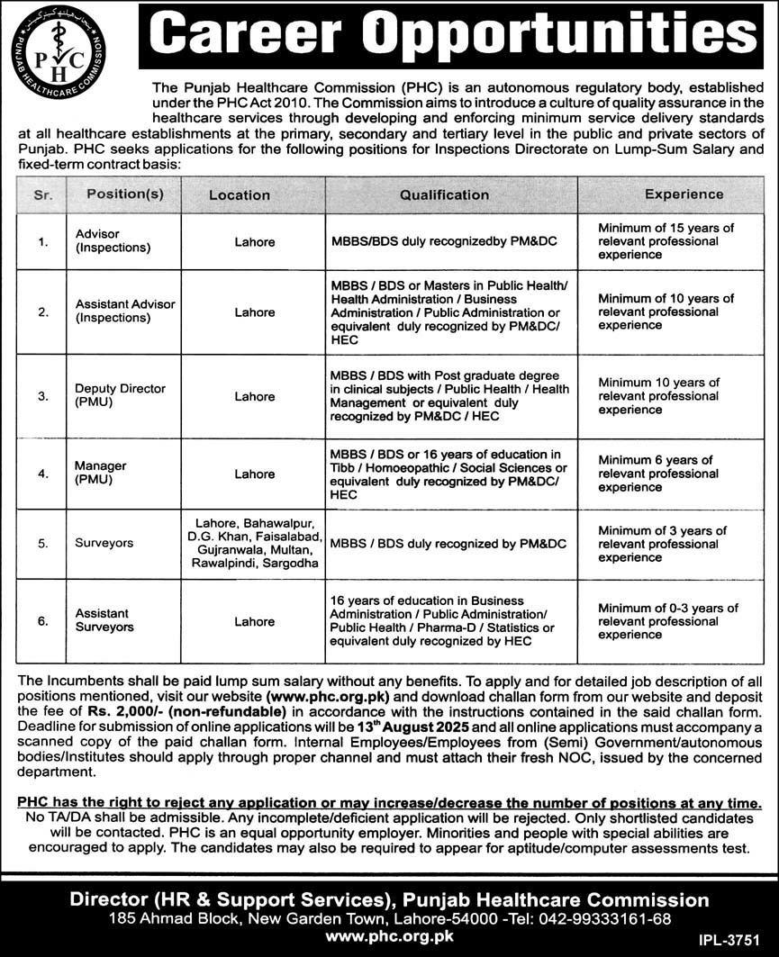 jobs in lahore